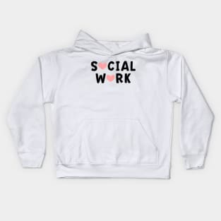 Social Worker Gift Kids Hoodie